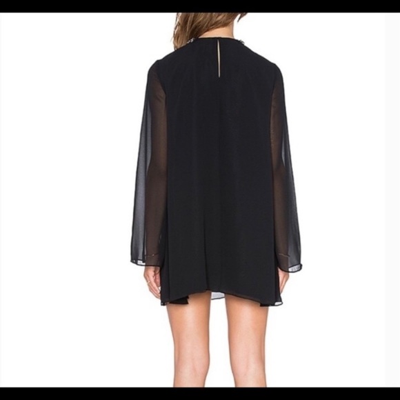 BCBG Generation Black Dress Sequin Detailing NWT M - Picture 3 of 13